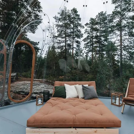 Glass Igloo With Nordic Design In Nature