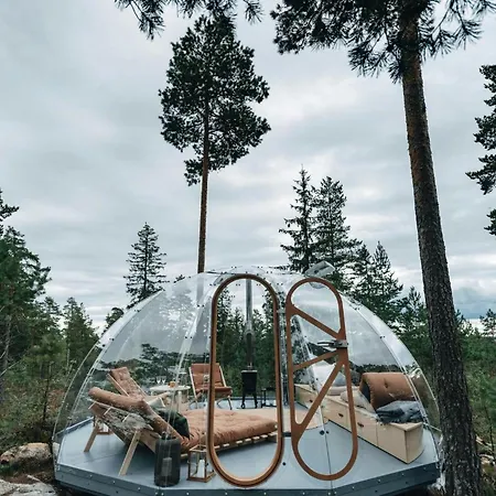 Glass Igloo With Nordic Design In Nature Holiday home Aurskog
