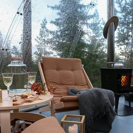 Glass Igloo With Nordic Design In Nature *